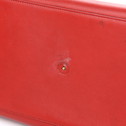 Saint Laurent Calfskin Large Sac De Jour Lipstick Red 10 of 10