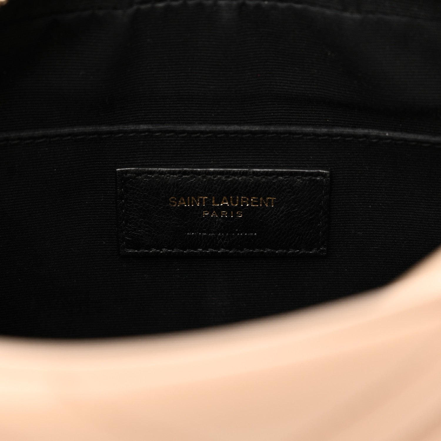Saint Laurent Calfskin Matelasse Monogram Lou Camera Bag Dark Beige 6 of 11