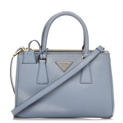 Prada Saffiano Small Galleria Double Zip Tote Astrale 1 of 17