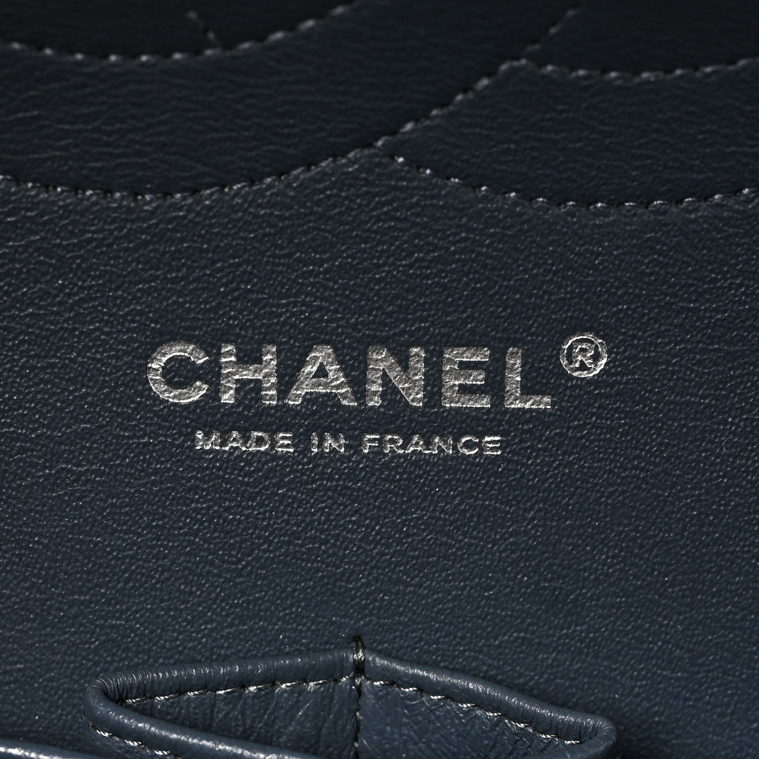 Chanel Caviar Quilted Jumbo Double Flap Grey 6 of 8
