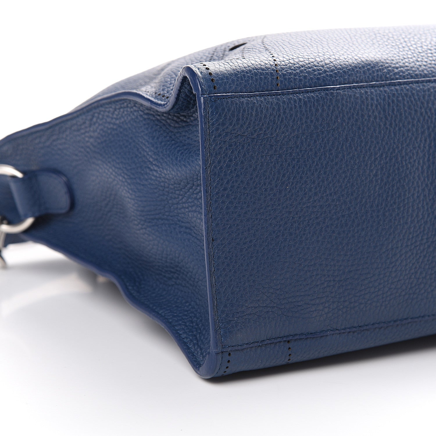 Balenciaga Veau Grana Perforated Blackout Hardware City Bleu Tanzanite 10 of 12
