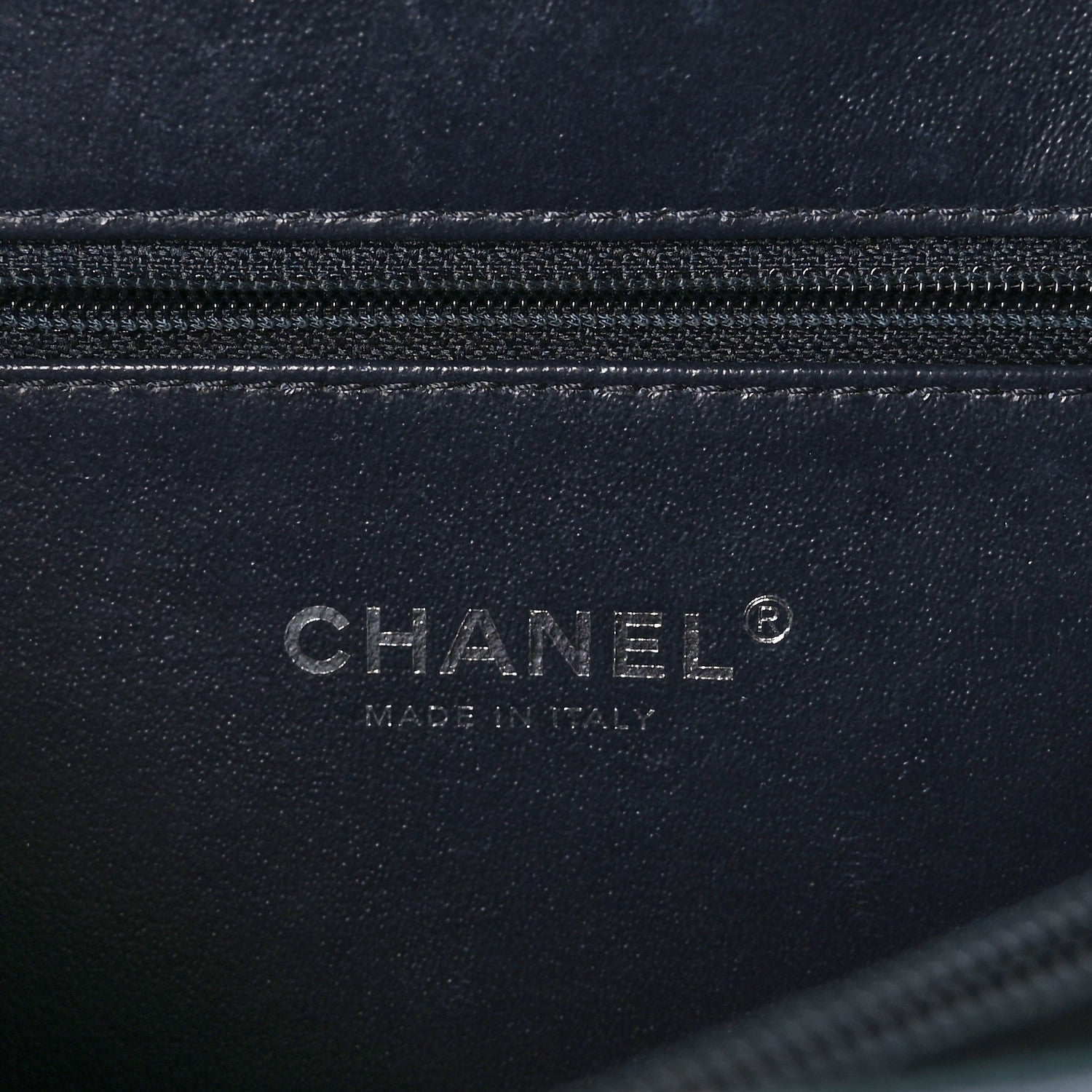 Chanel Iridescent Caviar Quilted Medium CC Filigree Vanity Case Dark Turquoise 6 of 13