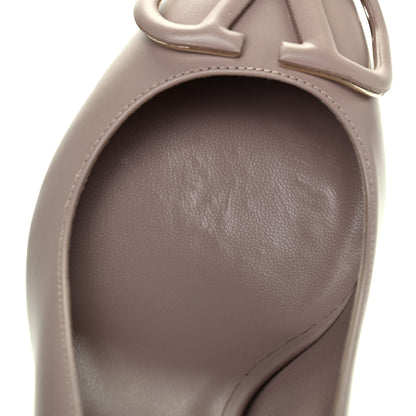 Valentino Garavani Calfskin Tonal Vlogo 45mm Pumps 37 Poudre 10 of 12