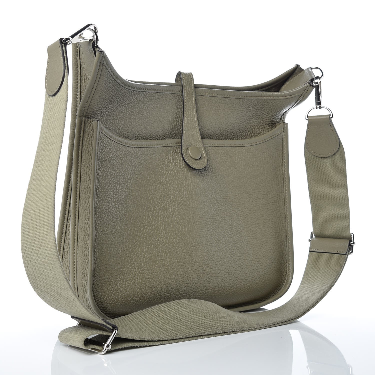 Hermes Taurillon Clemence Evelyne III PM Sauge 3 of 13