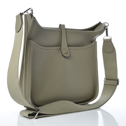 Hermes Taurillon Clemence Evelyne III PM Sauge 3 of 13