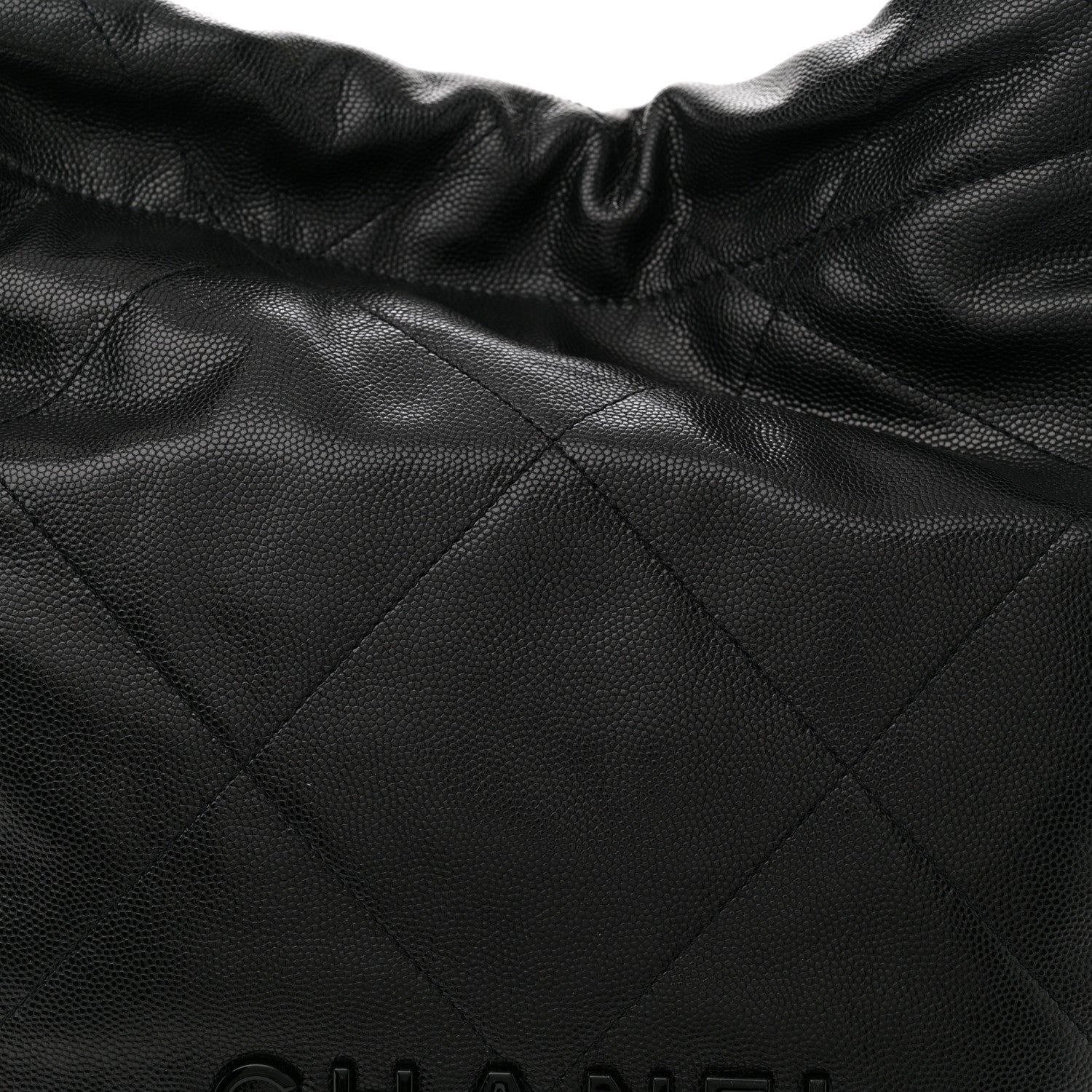Chanel Shiny Caviar Quilted Monochrome Chanel 22 Black 9 of 11