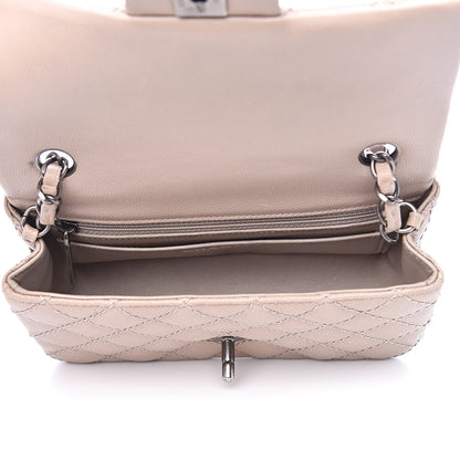 Chanel Caviar Quilted Mini Rectangular Flap Dark Beige 5 of 12