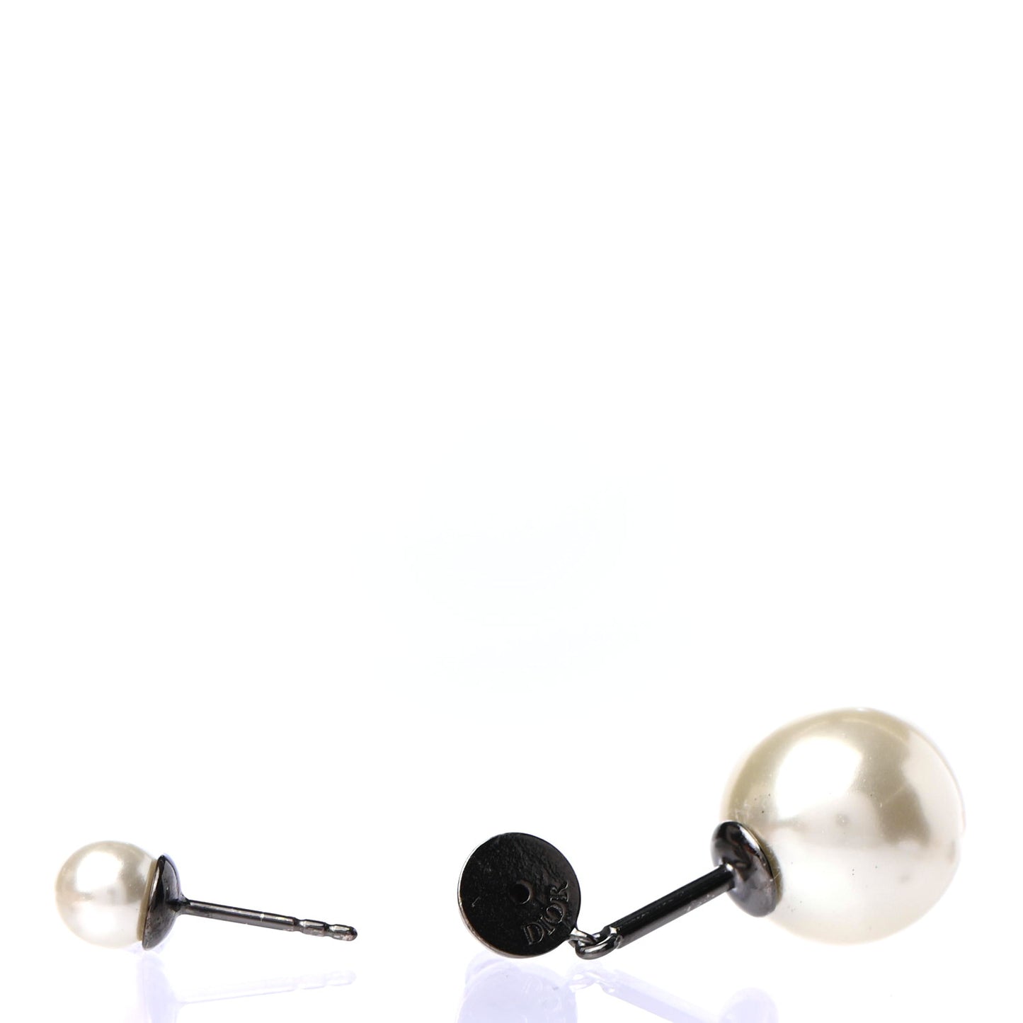 Crystal Pearl My ABCDior I Tribale Earring Black Silver