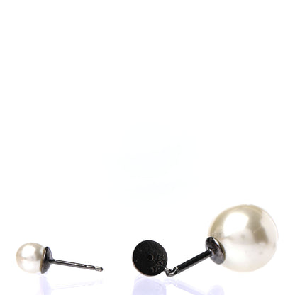 Christian Dior Crystal Pearl My ABCDior I Tribale Earring Black Silver 3 of 4