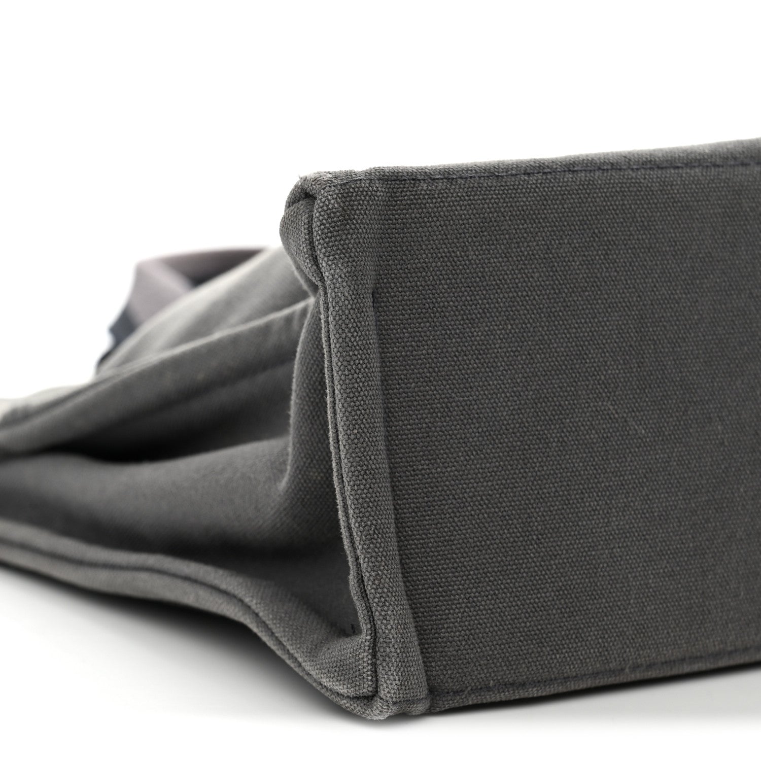 Hermes Canvas Fourre Tout MM Grey 9 of 14