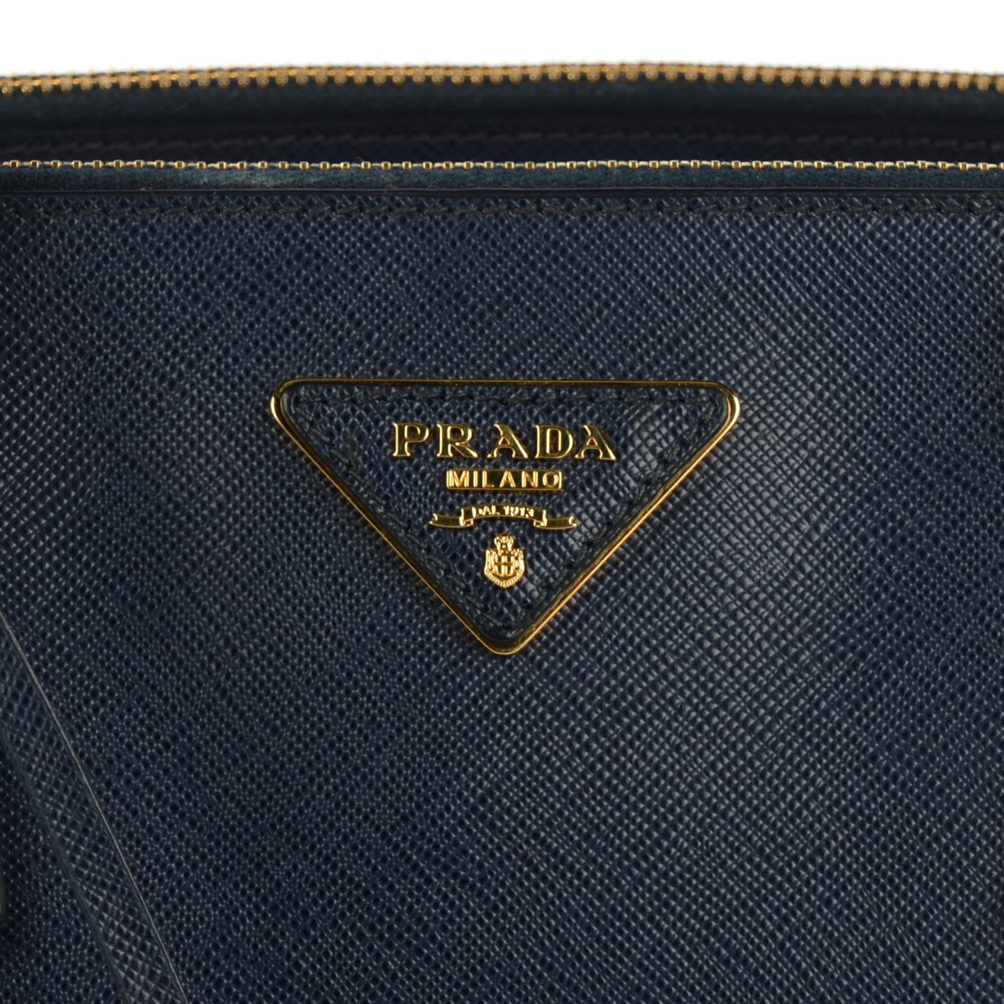 Saffiano Medium Galleria Double Zip Tote Baltico