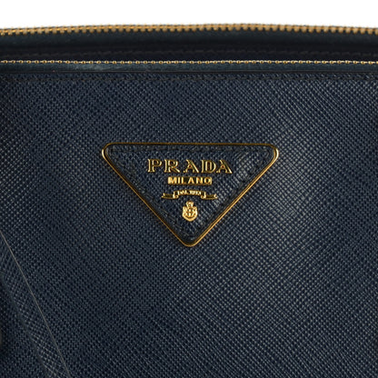 Prada Saffiano Medium Galleria Double Zip Tote Baltico 7 of 10