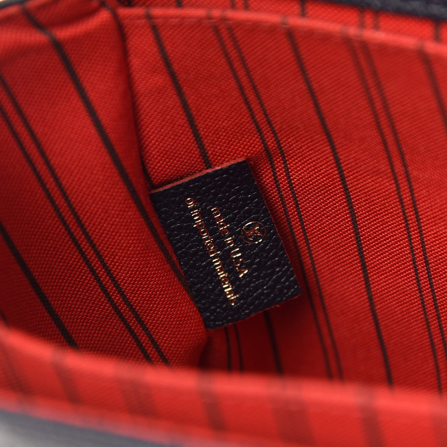 Empreinte Pochette Metis Marine Rouge