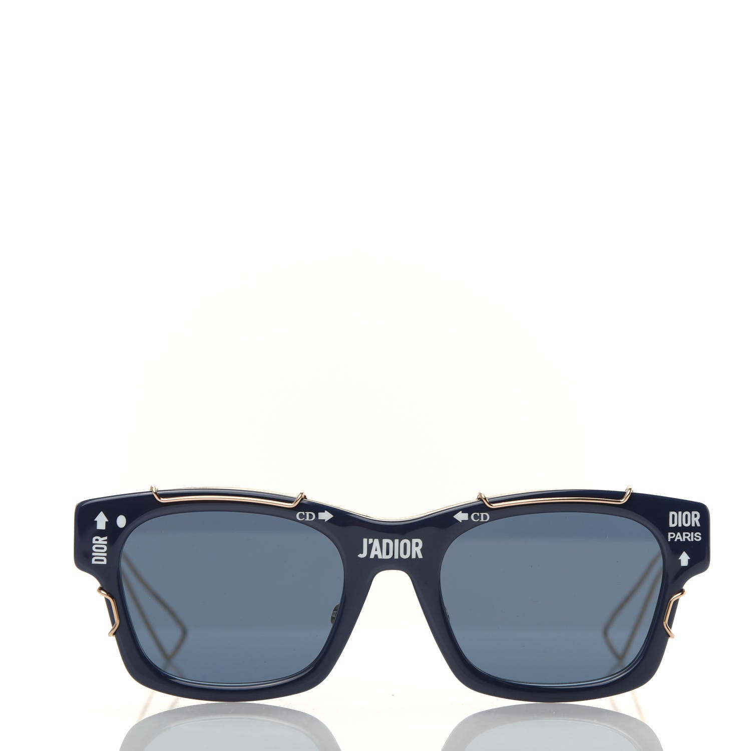 Christian Dior Acetate J'adior Sunglasses Navy Blue 2 of 7