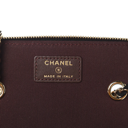 Chanel Lambskin Quilted Small Vanity Case With Chain Black 8 of 11