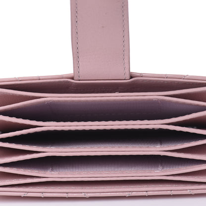Christian Dior Patent Cannage Lady Dior 5-Gusset Card Holder Rose Clair 4 of 8
