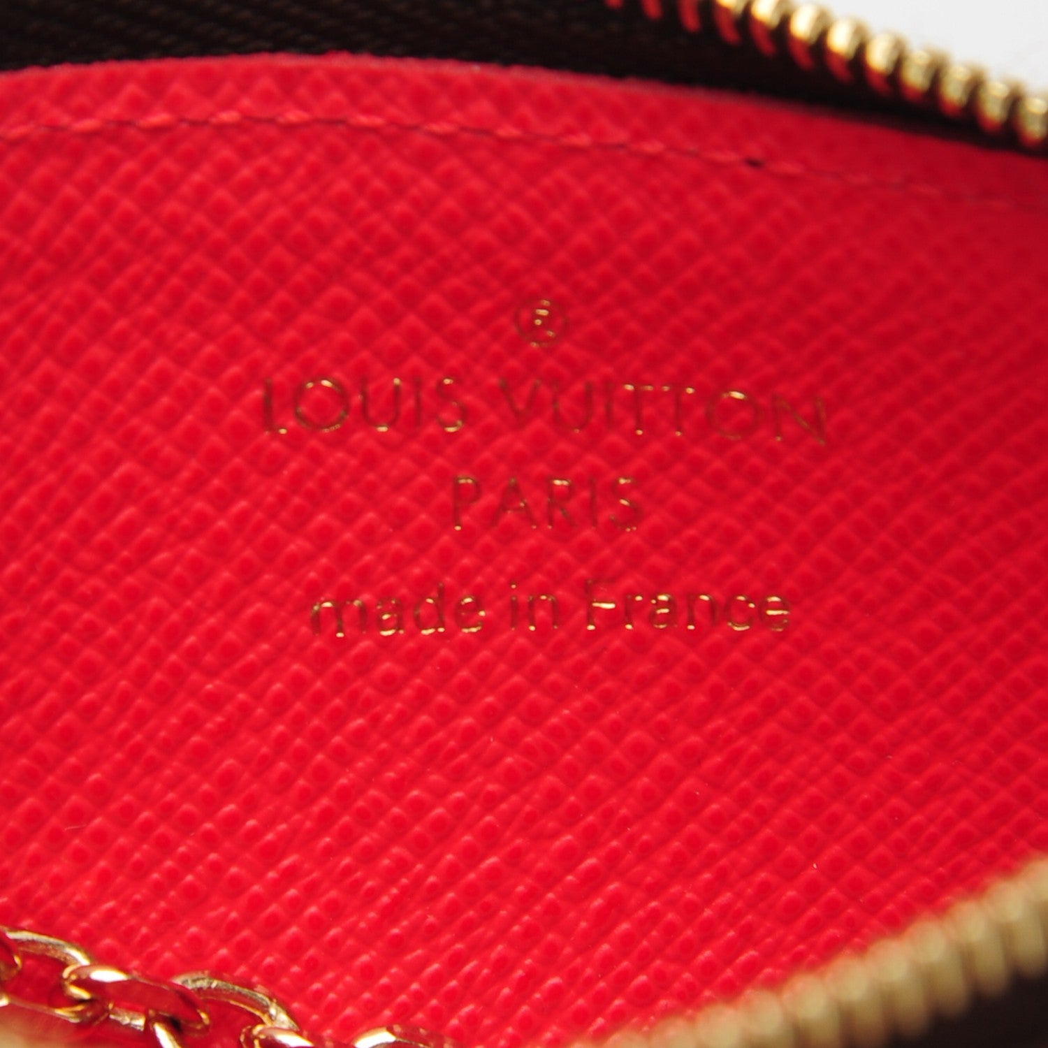 Louis Vuitton Monogram Totem Key Pouch Flamingo 6 of 7