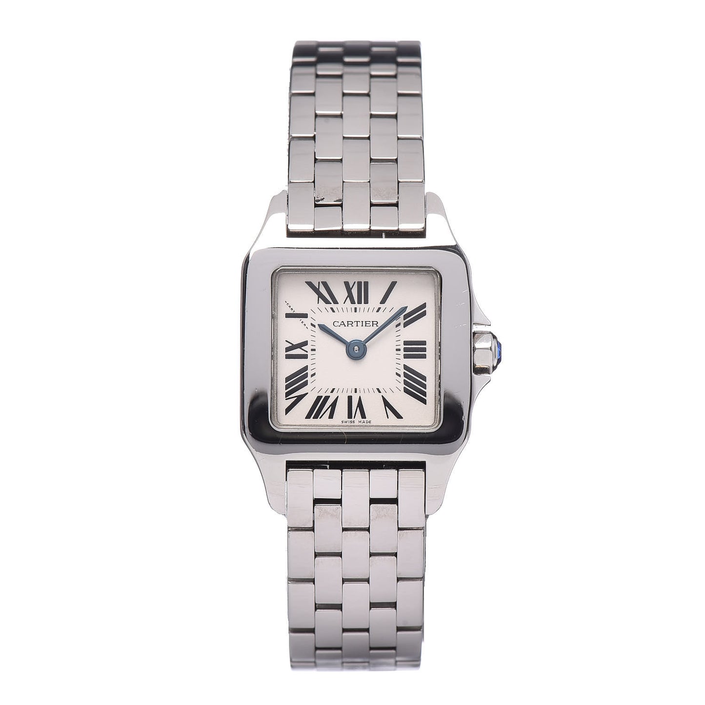 Stainless Steel 20mm Santos Demoiselle Quartz Watch
