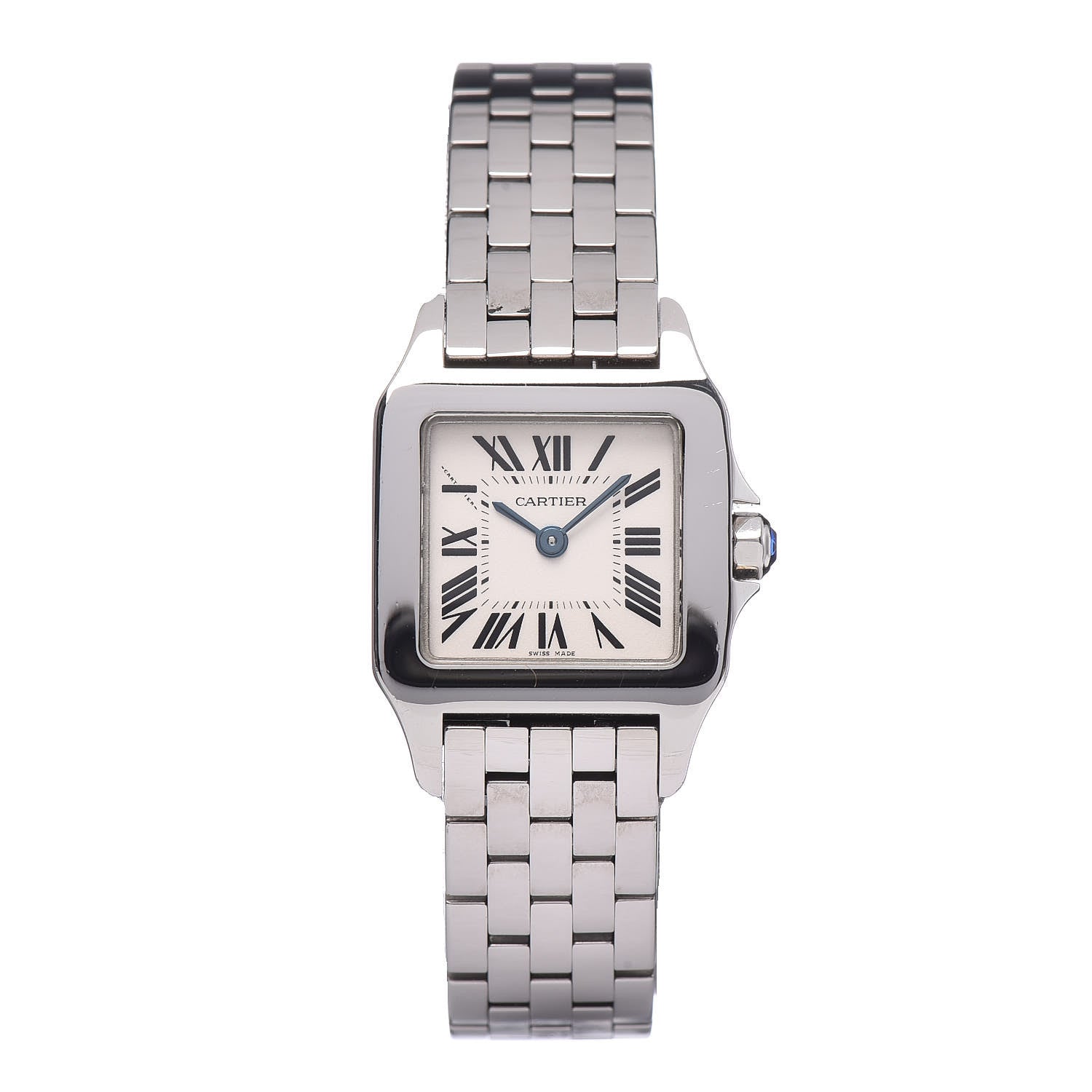 Cartier Stainless Steel 20mm Santos Demoiselle Quartz Watch 1 of 7