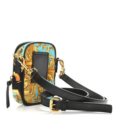 Versace Nylon Baroque Print Small Crossbody Bag Black 3 of 9