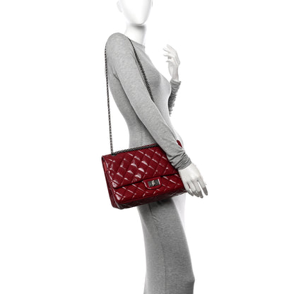 Chanel Aged Glazed Calfskin Quilted 2.55 Reissue 227 Flap Red 2 of 13