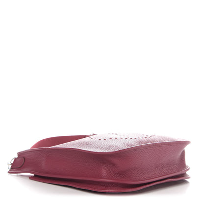 Hermes Taurillon Clemence Evelyne III PM Rubis 4 of 11
