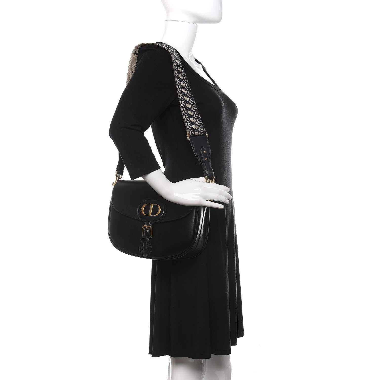 Christian Dior Box Calfskin Large Bobby Flap Black 2 of 10