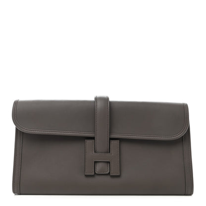 Hermes Swift Jige Elan 29 Clutch Etain 1 of 8