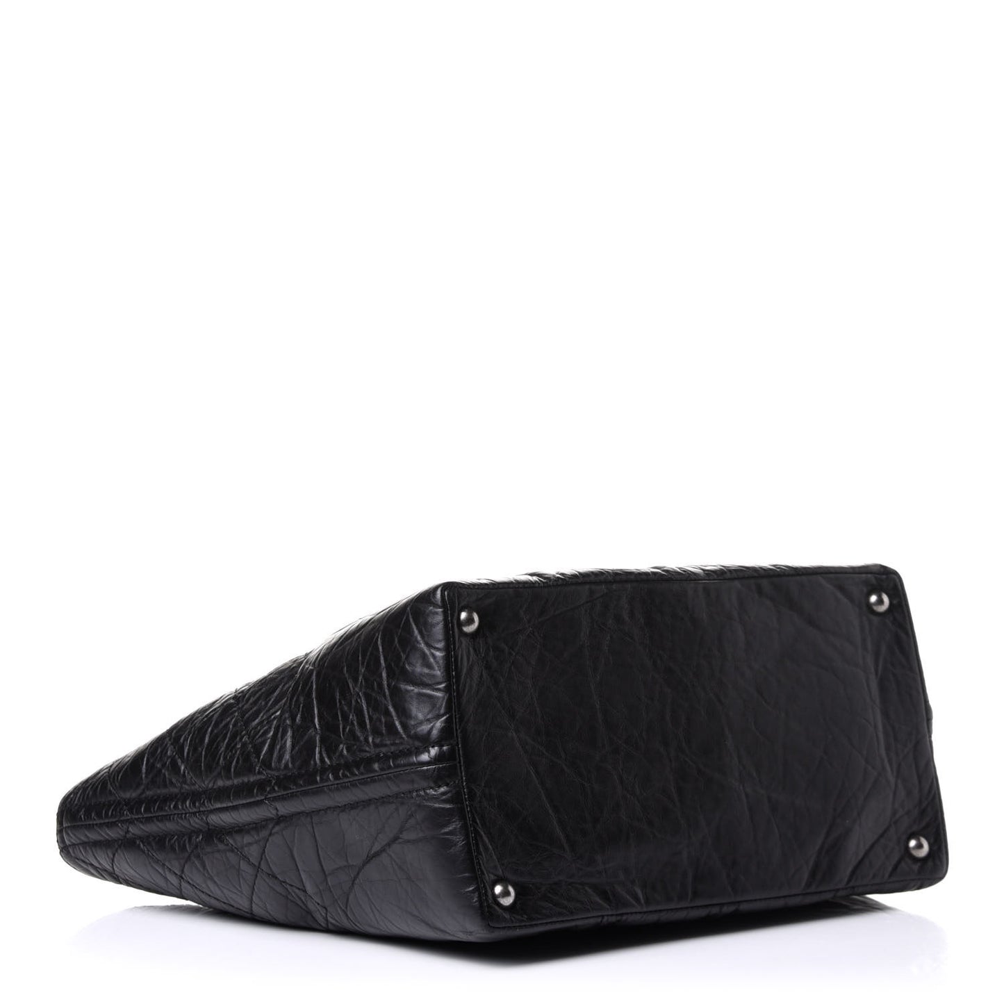 Calfskin Small Shopping In Moscow Tote Black