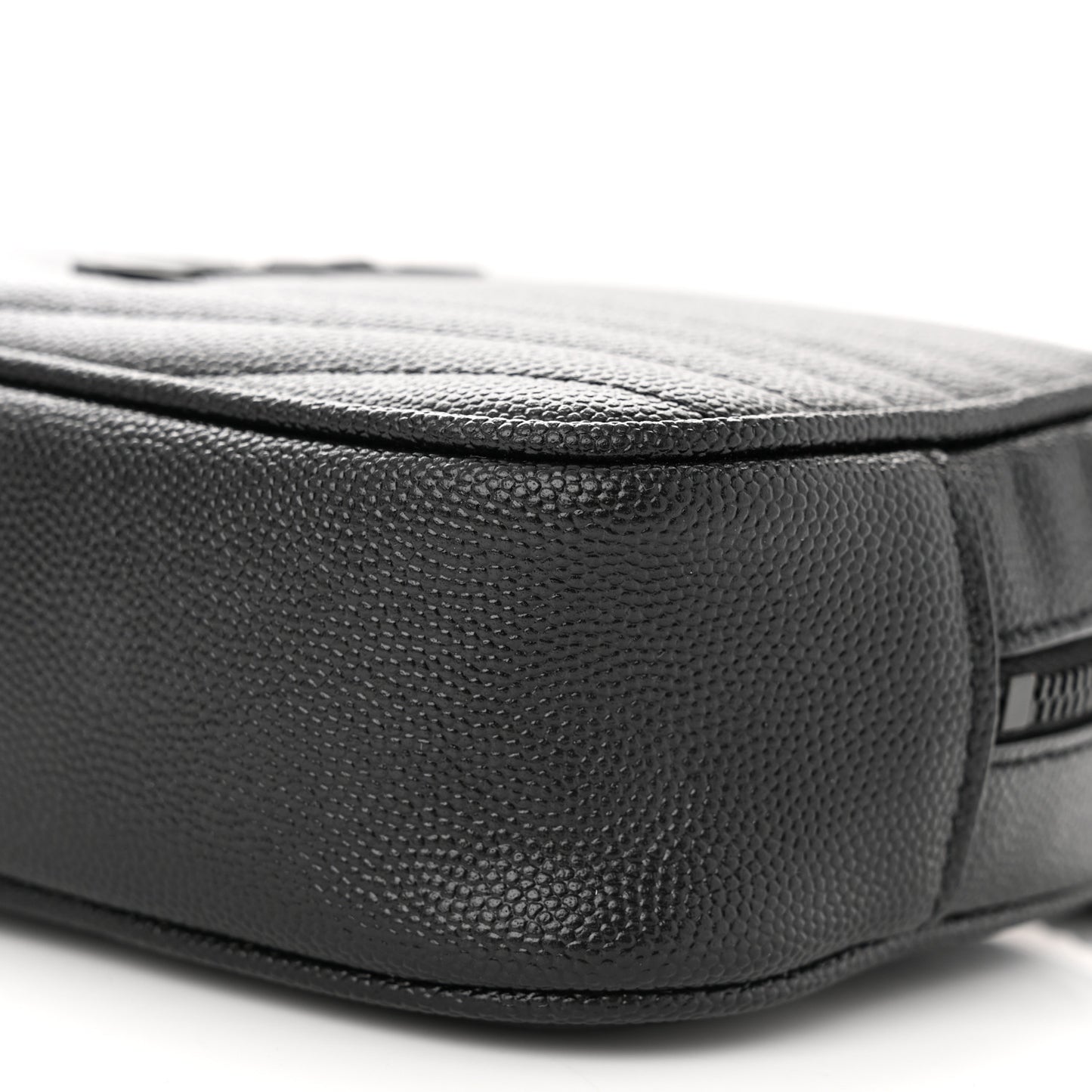 Grain De Poudre Matelasse Monochrome Monogram Mini Lou Camera Bag Black