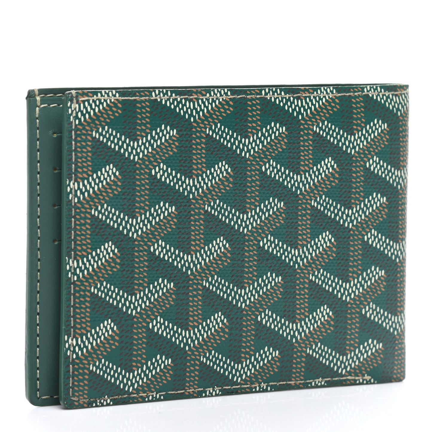 Goyardine Bifold Victoire Wallet Green