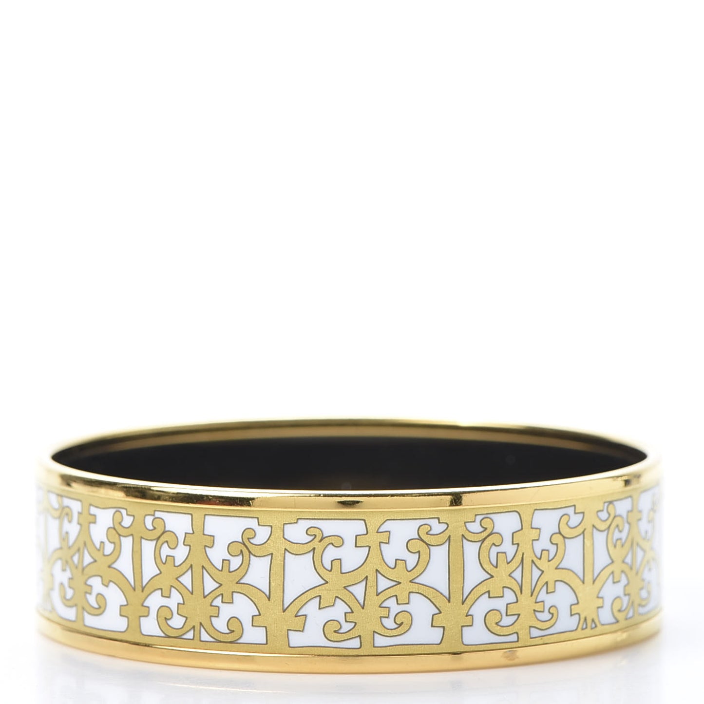 Enamel Printed Wide Balcons du Guadalquivir Bracelet 62 Gold