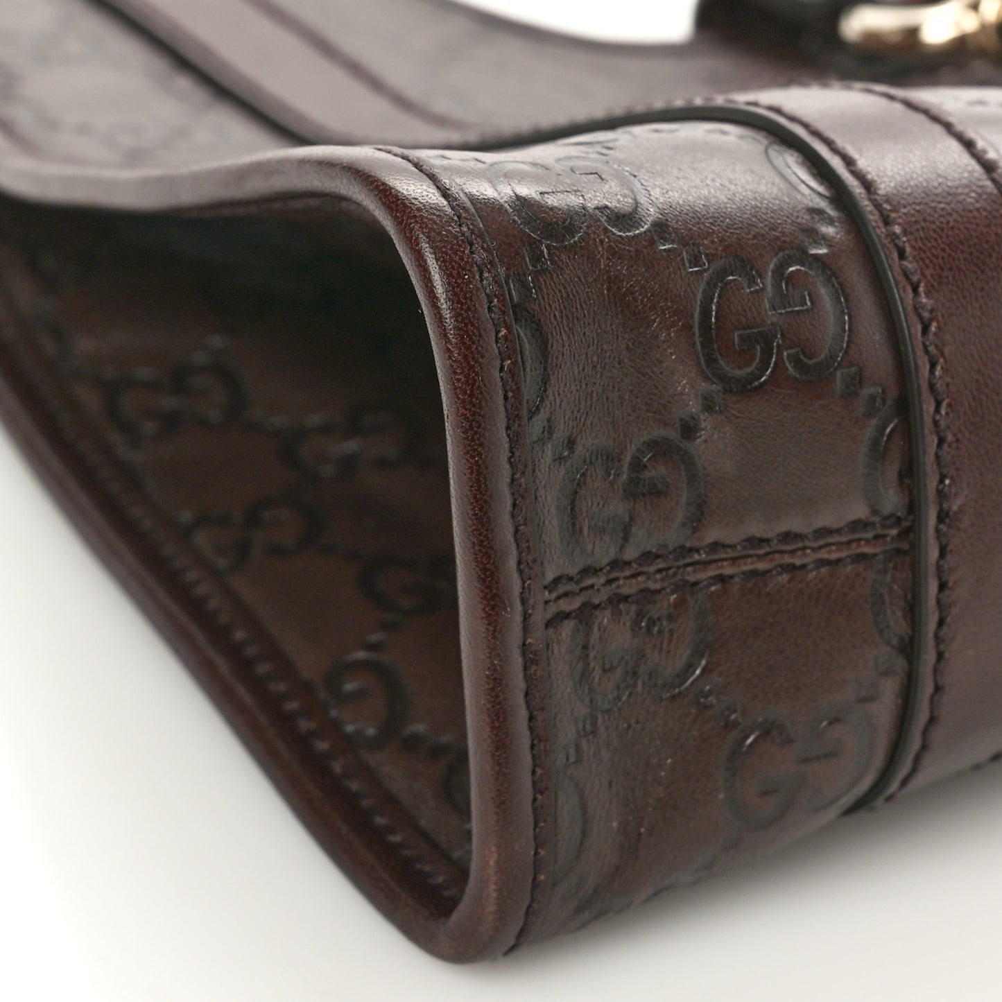 Guccissima Small Joy Shoulder Bag Brown