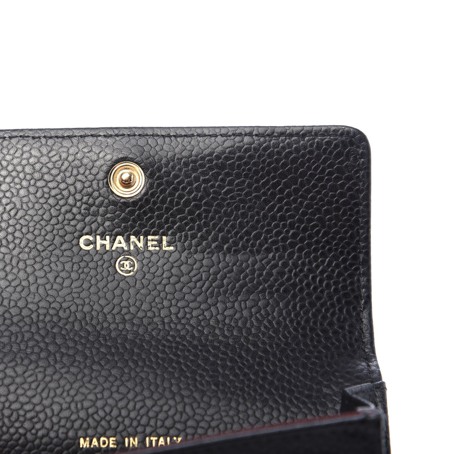 Chanel Caviar Quilted Flap Card Holder Black 6 of 7