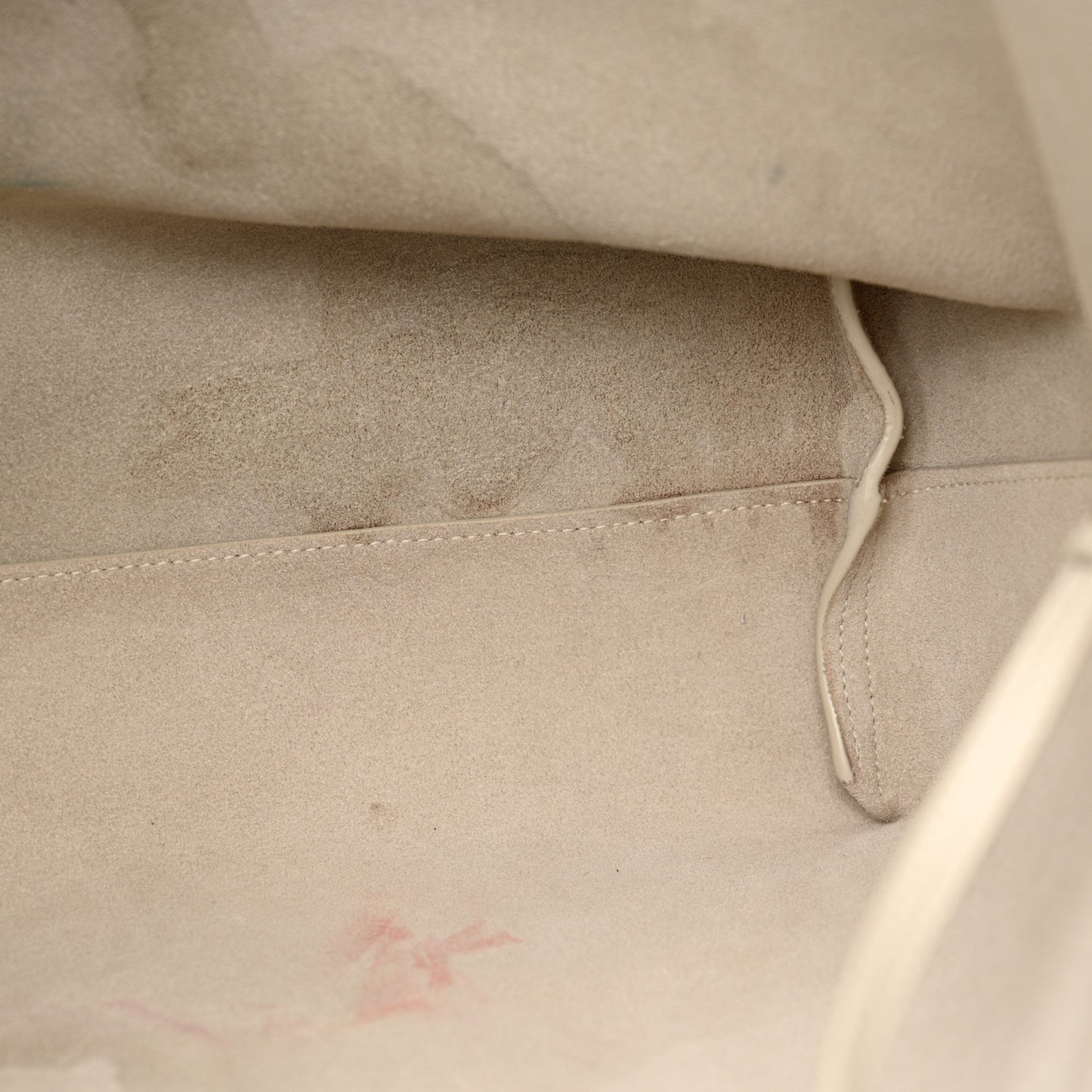Calfskin Large Shopping Tote Crema Soft