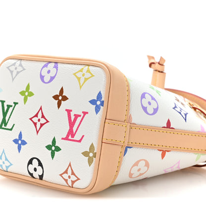 Louis Vuitton LV x TM Monogram Multicolor Nano Noe NV White 9 of 10