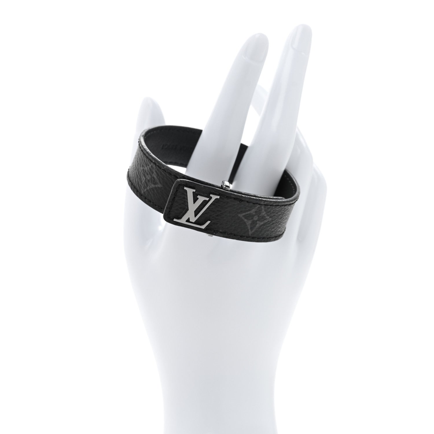 Louis Vuitton Monogram Eclipse LV Slim Bracelet 21 1781051