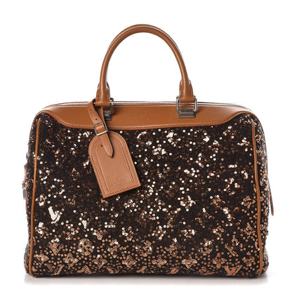 Louis Vuitton Sequin Monogram Sunshine Express Speedy Gold 1 of 9