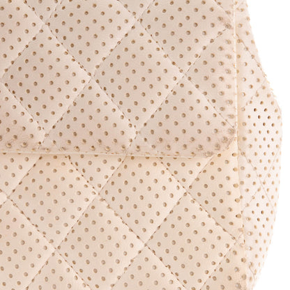 Chanel Lambskin Perforated East West Flap White 10 of 10
