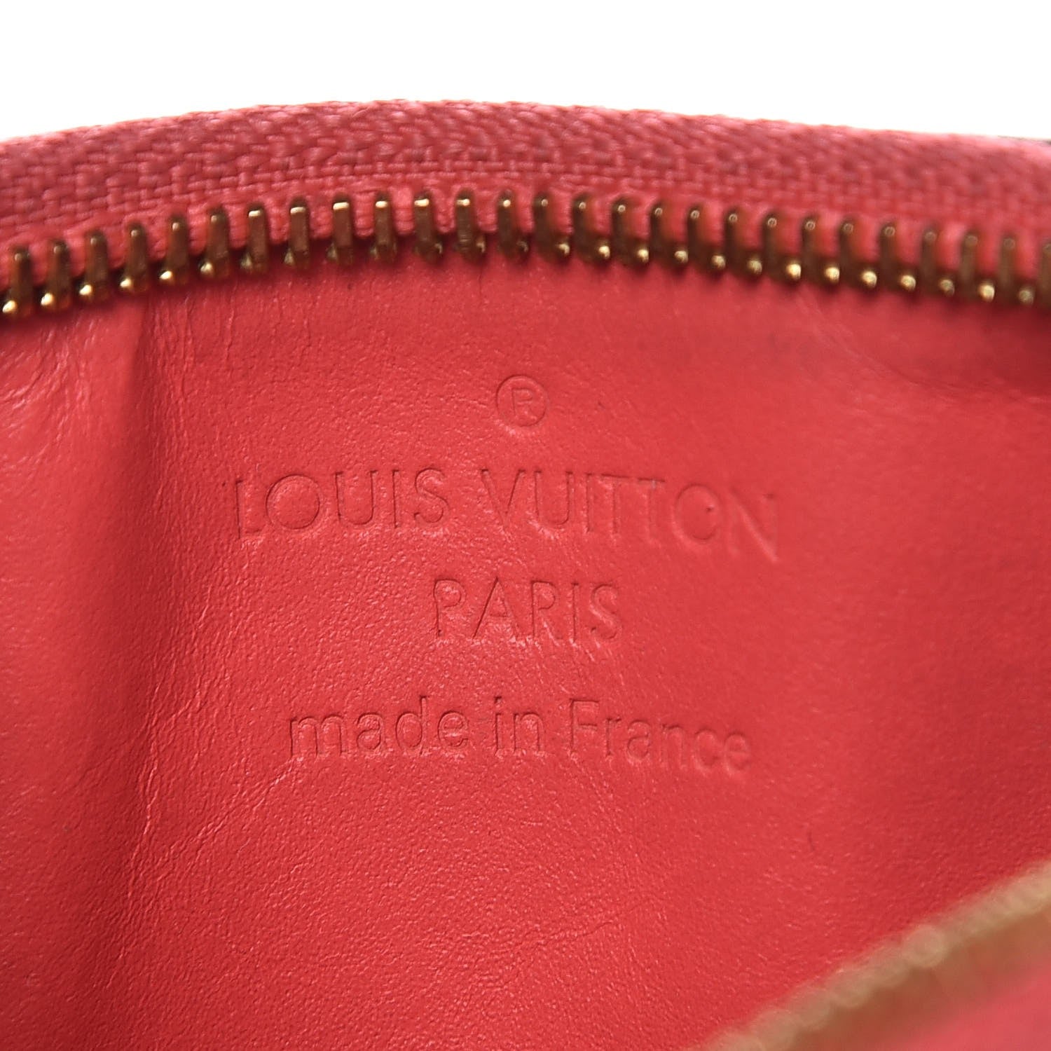 Louis Vuitton Vernis Key Pouch Rose Litchi 6 of 9