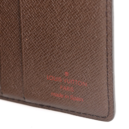 Louis Vuitton Damier Ebene Porte-Billets 6 Card Bi-Fold Wallet 6 of 7