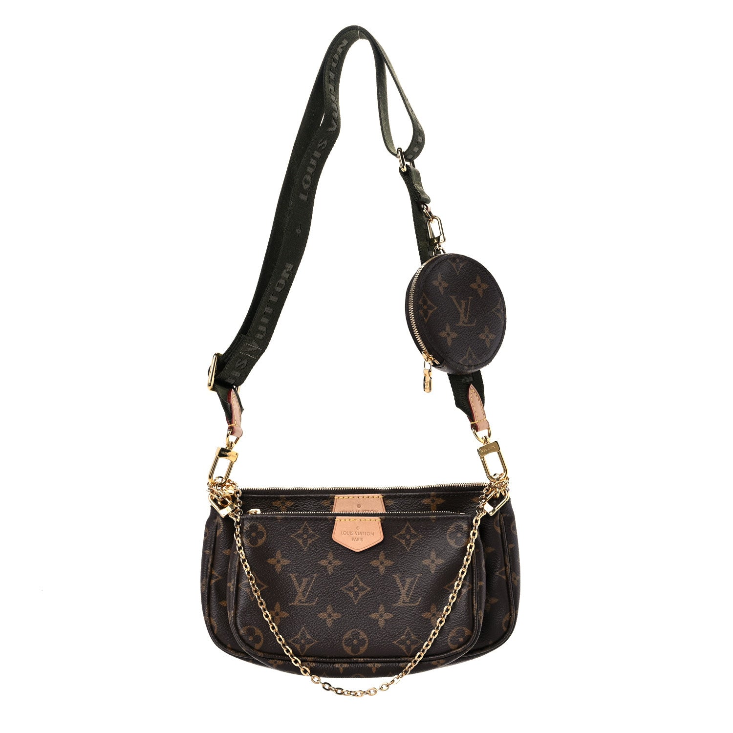 Louis Vuitton Monogram Multi Pochette Accessories Kaki 1 of 9