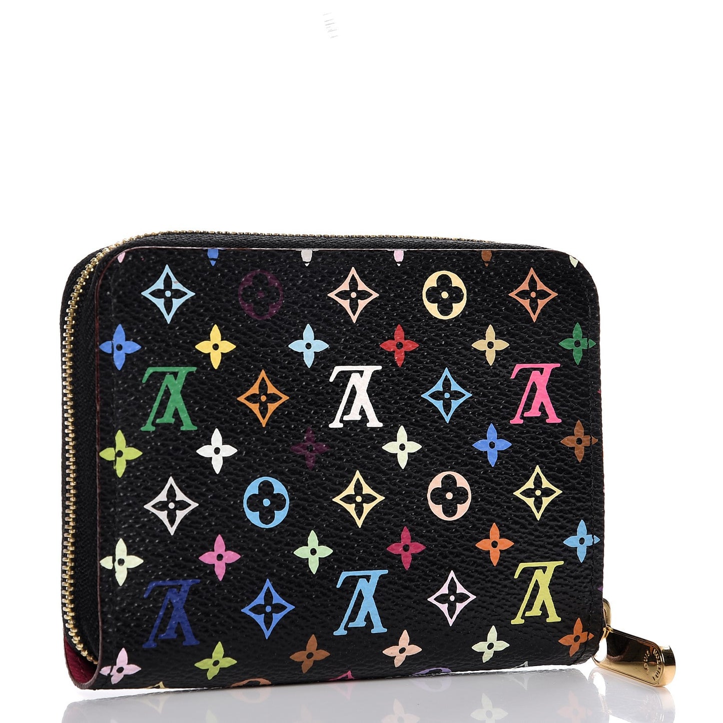 Monogram Multicolor Zippy Coin Purse Black Grenade