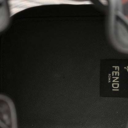 Fendi Mesh Vitello Grace F is Fendi FF 1974 Mini Mon Tresor Bucket Bag Marrone Black Ebano 5 of 8