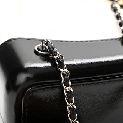 Chanel Aged Calfskin Quilted Gabrielle Backpack Black White 12 of 12