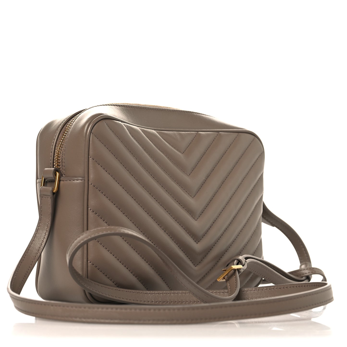 Calfskin Matelasse Monogram Lou Camera Bag Taupe