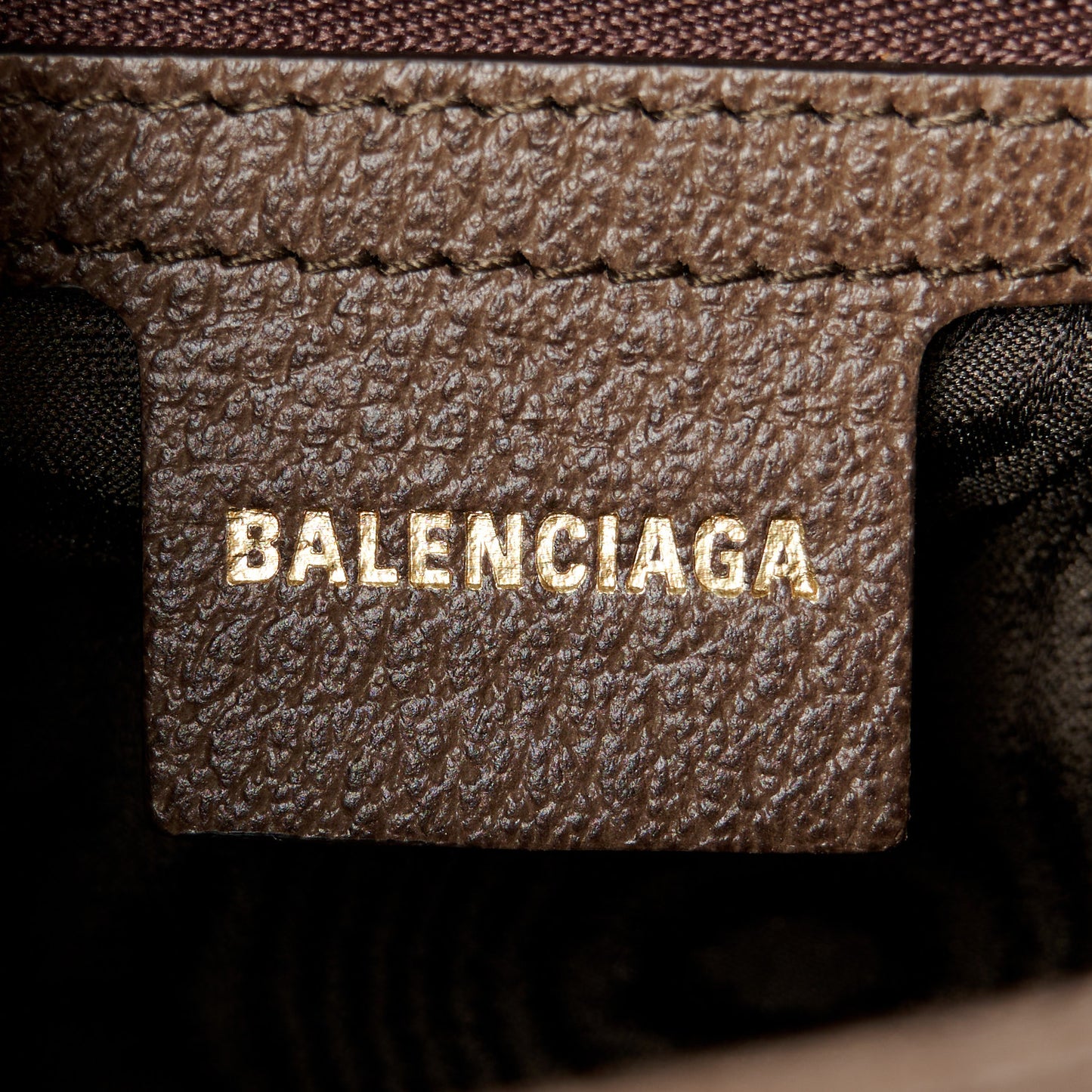 X BALENCIAGA BB Supreme Monogram Web Small Top Handle Bag Beige New Acero