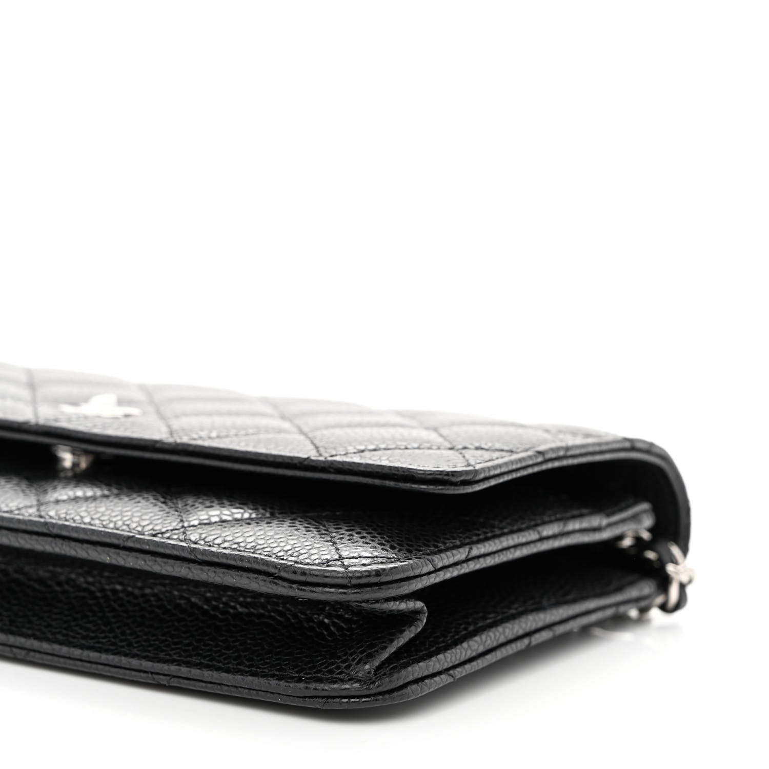 Chanel Caviar Quilted Wallet On Chain WOC Black 11 of 12