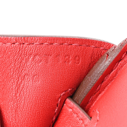 Hermes Swift Birkin 25 Rouge De Coeur 7 of 11