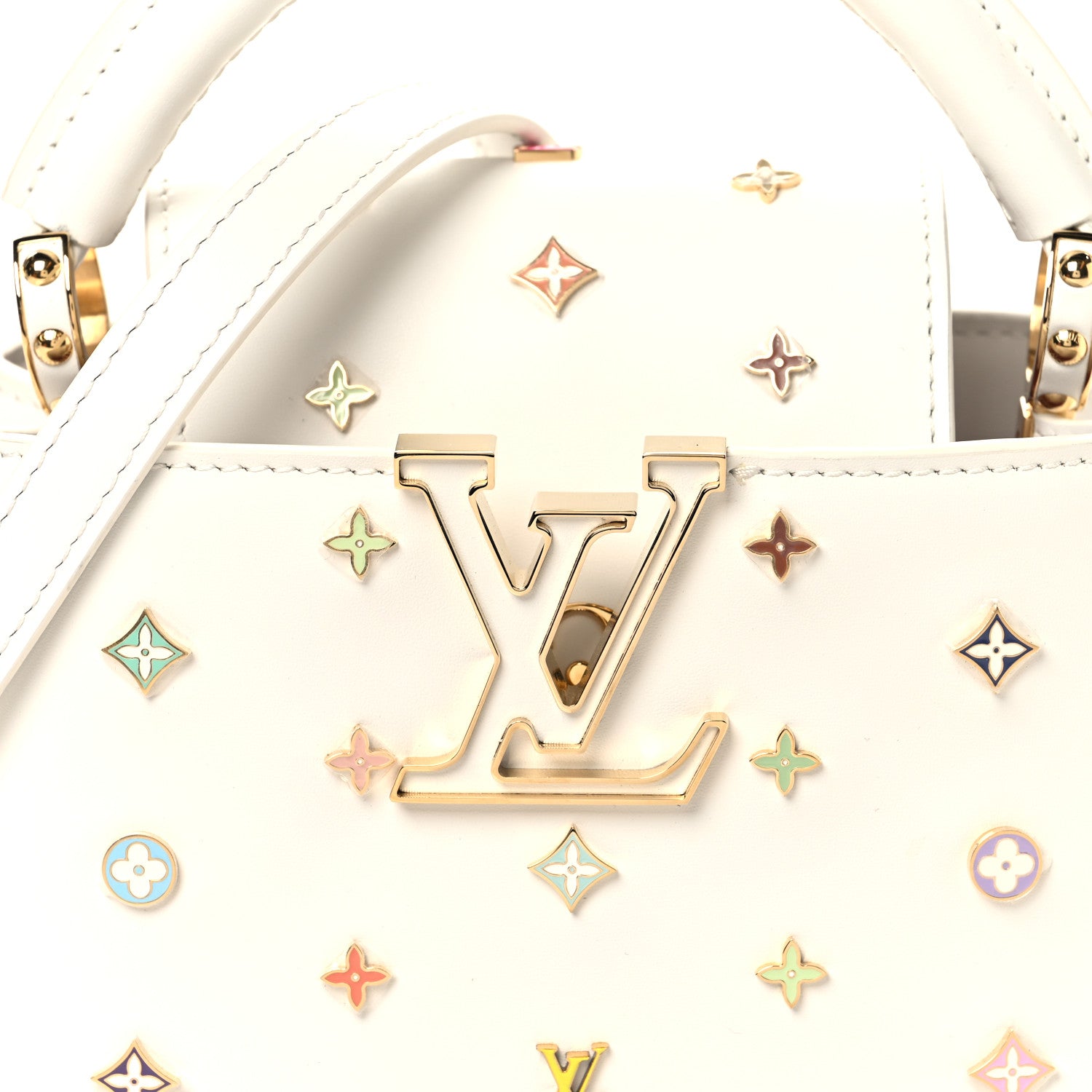 Louis Vuitton LV X TM Cowhide Mini Capucines Multicolor 1895487